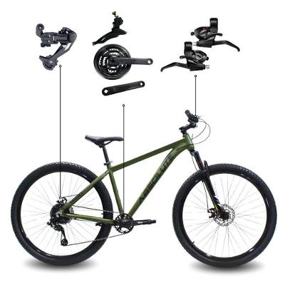 Bicicleta Aro 29 Absolute 21 Marchas Quadro Alumínio Freio A Disco Mtb - Oliva - 17 Oliva