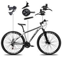 Bicicleta Aro 29 Absolute 21 Marchas Quadro Alumínio Freio A Disco Mtb - Cinza - 17 Cinza - 1