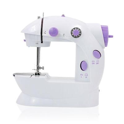 Mini Máquina De Costura Reta Portátil Bivolt Doméstica Compacta Branco