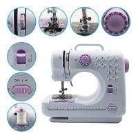Mini Máquina De Costura 12 Pontos Portátil Tomada Pilha Branco - 5