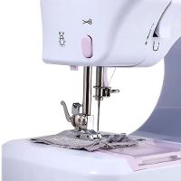 Mini Máquina De Costura 12 Pontos Portátil Tomada Pilha Branco - 6