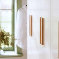 Guarda Roupa Casal 6 Portas Itália Com 2 Gavetas E Cabideiro Nature Off White - 2