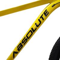 Bicicleta Aro 29 Absolute 21 Marchas Quadro Alumínio Freio A Disco Mtb - Amarelo - 17 Amarelo - 5