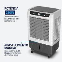 Climatizador Mondial Wind Pro 45L 230W CL-45L Branco Com Cinza 110V - 3