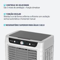 Climatizador Mondial Wind Pro 45L 230W CL-45L Branco Com Cinza 110V
