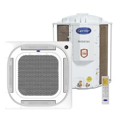 Ar Condicionado Split Carrier Cassete Inverter 36.000 BTU/h Quente/Frio Monofásico Branco 40KVQE36C5/38CQVE36515MC 220V