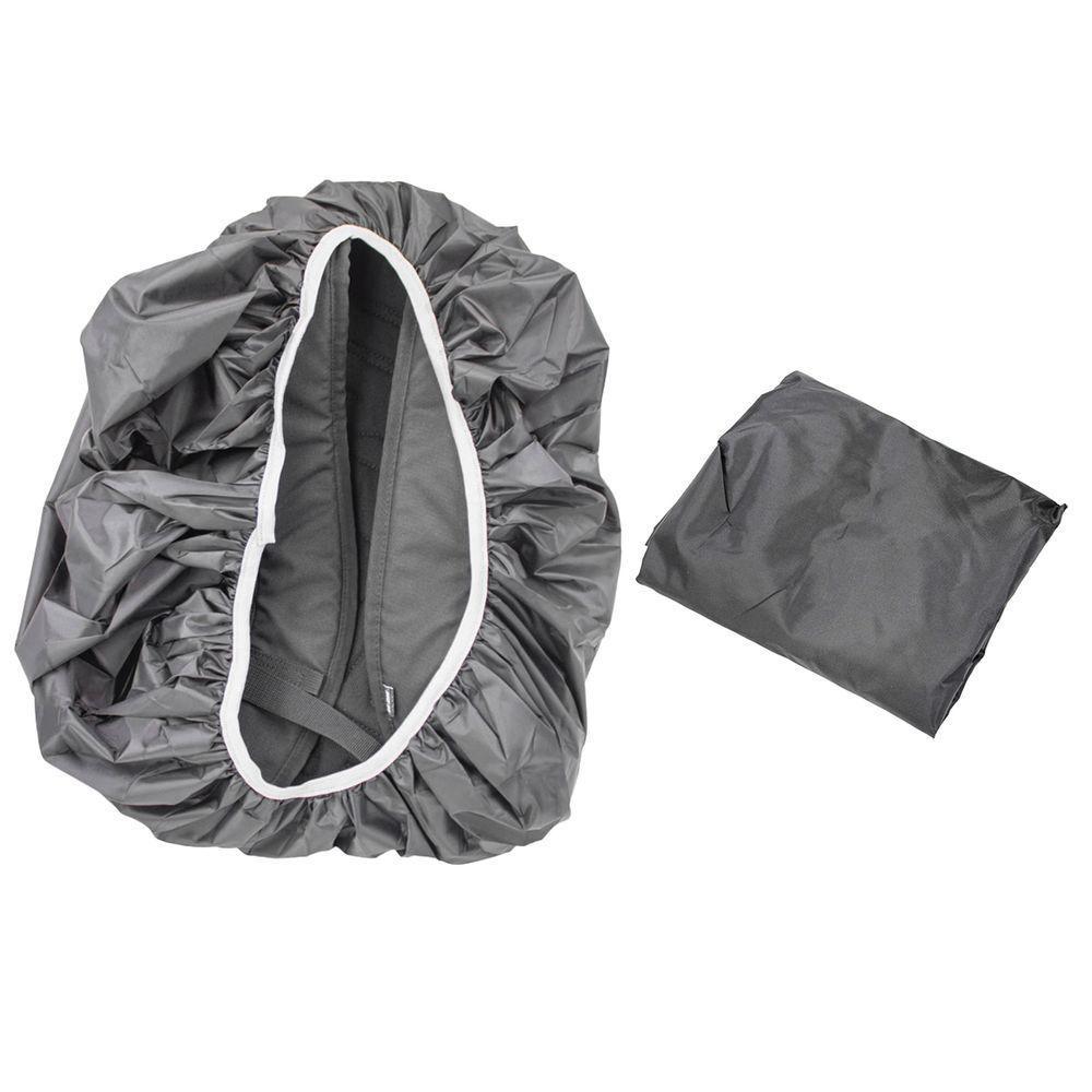 Capa De Chuva Para Mochila Impermeavel Motoboy Viagem Mala Elastico Preto - 3