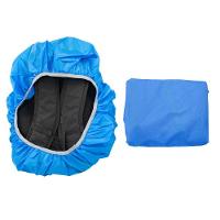 Capa De Chuva Para Mochila Impermeavel Motoboy Viagem Mala Elastico Azul - 3