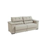 Sofá Cama Kappesberg Stelo Linho Caqui 230cm - 8