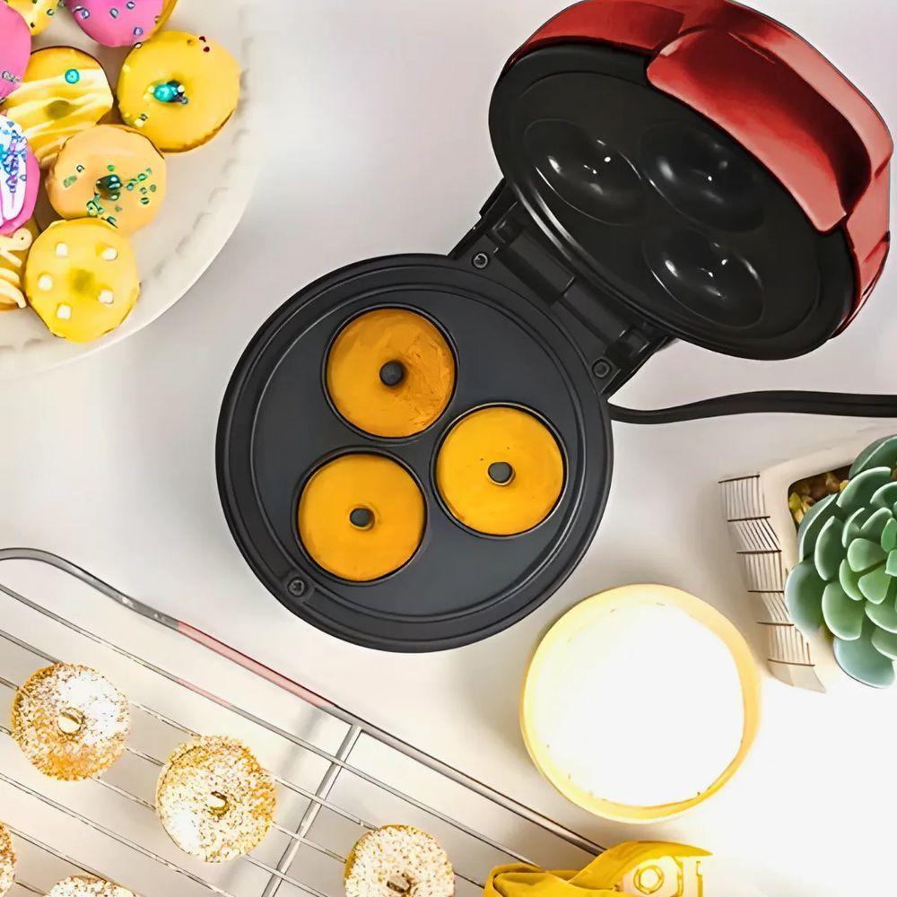 Máquina De Donuts Mini - Faz 3 Rosquinhas - 110v - 2