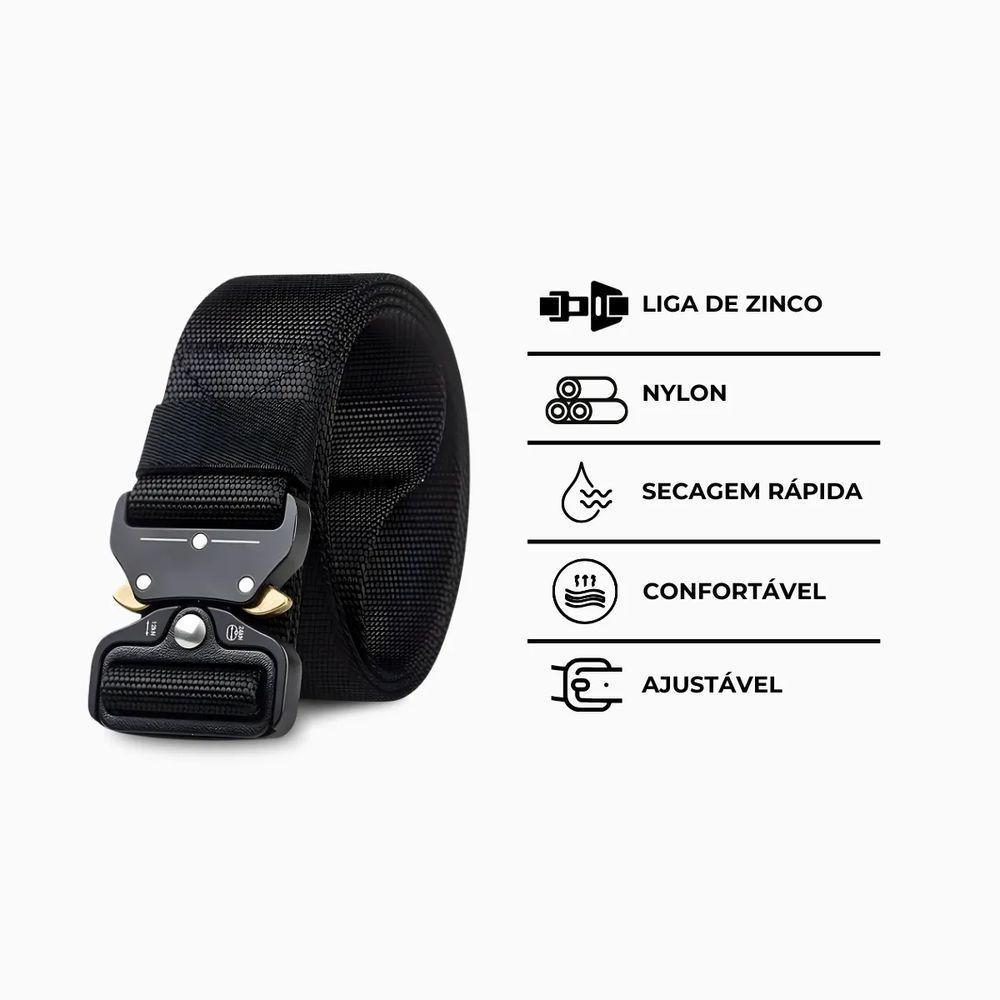 Cinto Tático Militar Com Fivela De Metal - 2