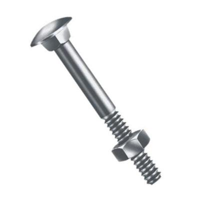 Parafuso Francês Com Porca Sextavado 3/8 X 1.1/2 Zincado - Jomarca