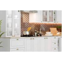 Cozinha Modulada Completa 19pçs Torre Quente Cristaleira 6 Aéreos 5 Balcões Cz264 Branco - Henn - 5