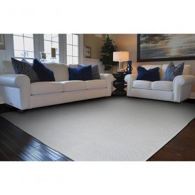 Tapete Artesanal Look Copo De Leite-12 White - 150x200 Cm