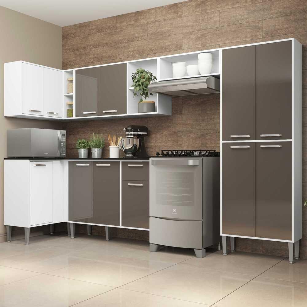 Cozinha Completa Armário e Balcão Xangai Zouk Multimóveis - 2