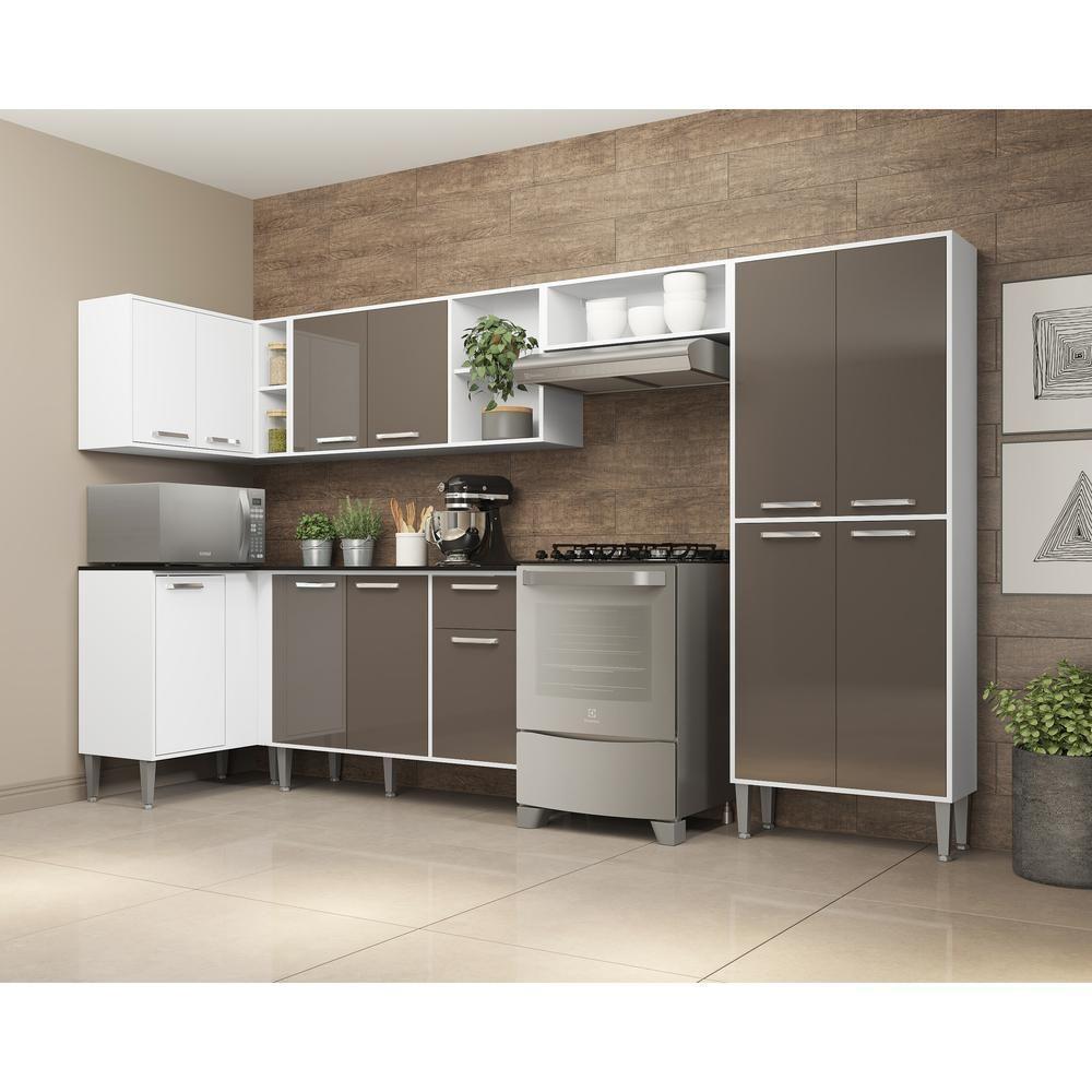 Cozinha Completa Armário e Balcão Xangai Zouk Multimóveis - 7