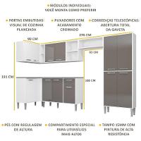Cozinha Completa Armário e Balcão Xangai Zouk Multimóveis - 9