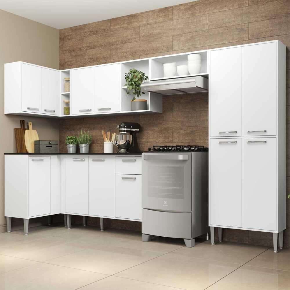 Cozinha Completa Armário e Balcão Xangai Zouk Multimóveis - 4