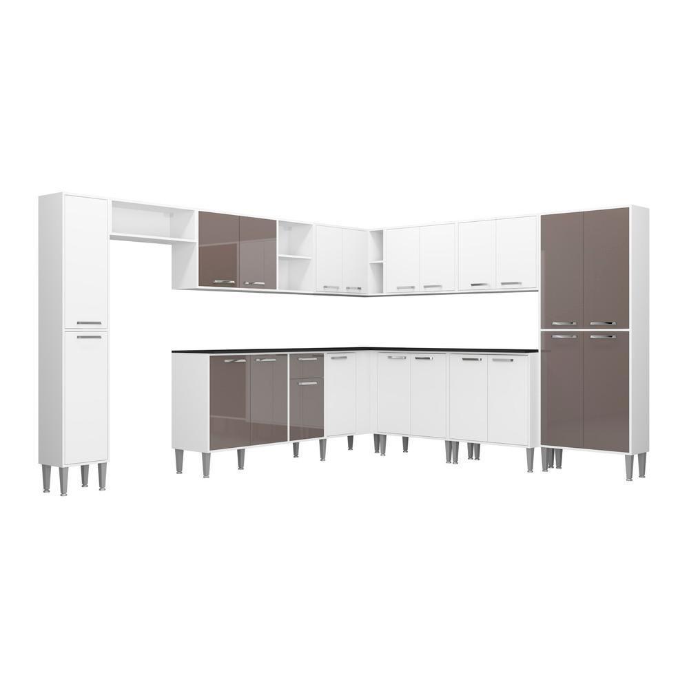 Cozinha Completa Armário e Balcão Xangai Pop Multimóveis - 3