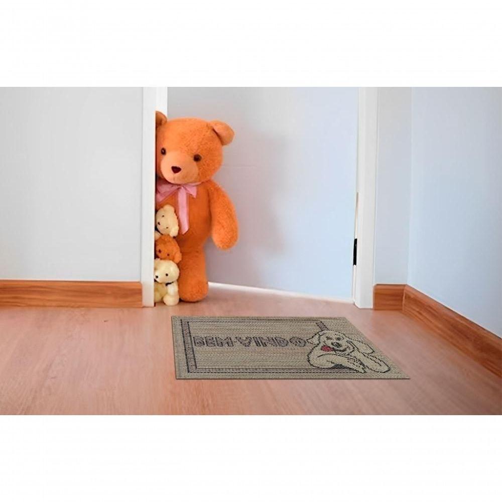 Mini Capacho Sisal Look Bem Vindo Dog 040x060 Cm - 1