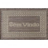 Mini Capacho Sisal Look Bem Vindo 008 Castor 040x060 Cm - 1