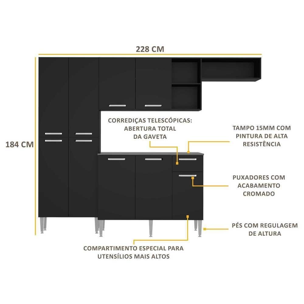 Cozinha Completa com Armário e Balcão Lisboa Multimóveis - 6