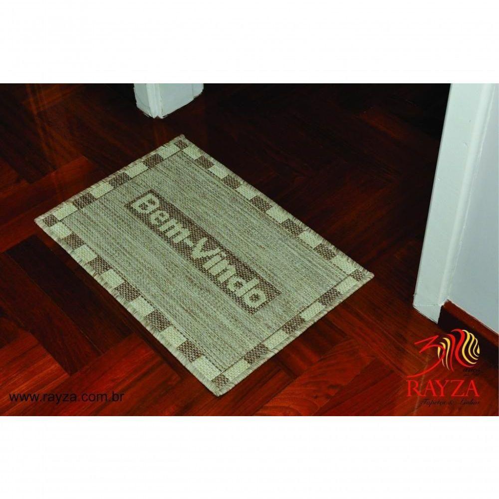 Mini Capacho Sisal Look Bem Vindo 002 Arena 040x060 Cm - 1