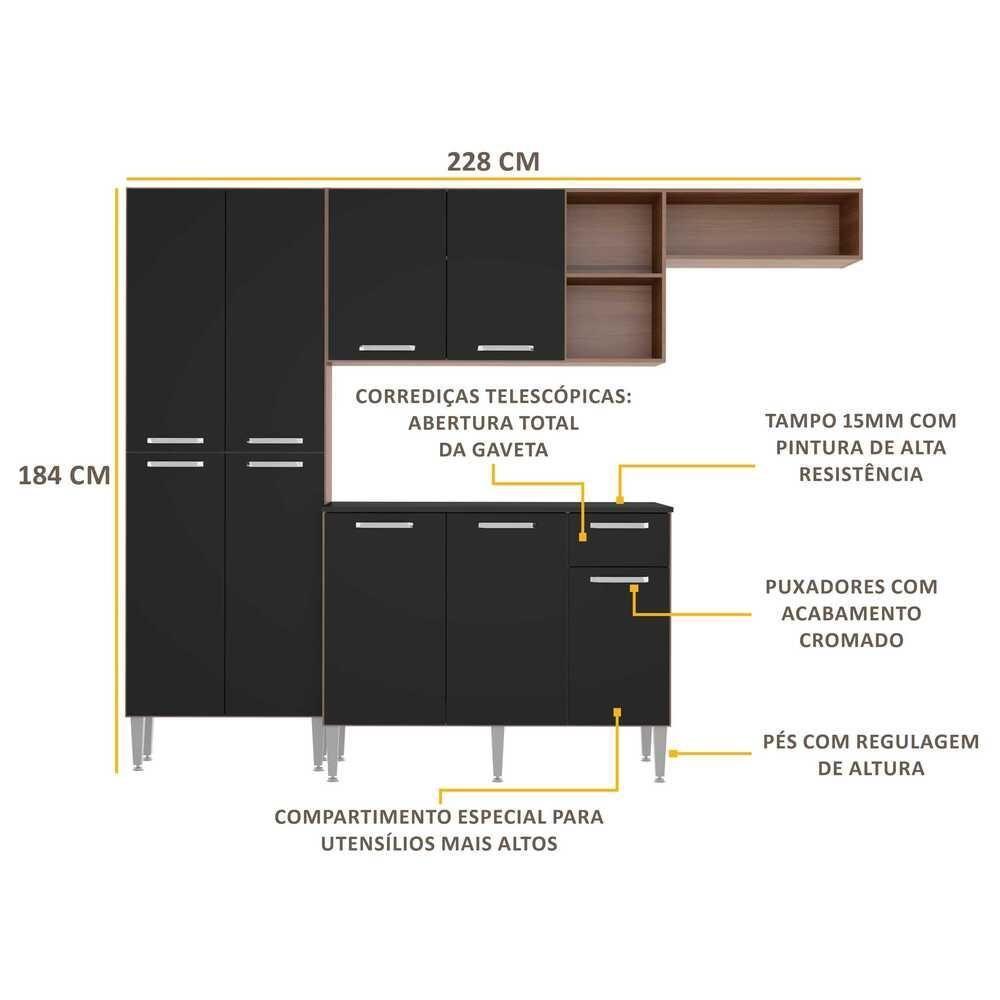 Cozinha Completa com Armário e Balcão Lisboa Multimóveis - 4