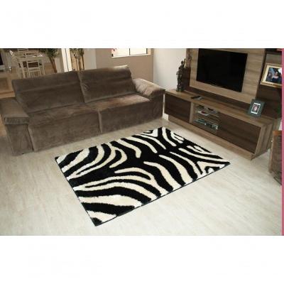 Passadeira Life Spirit Shaggy 50mm Siberiano B&w 066x230 Cm