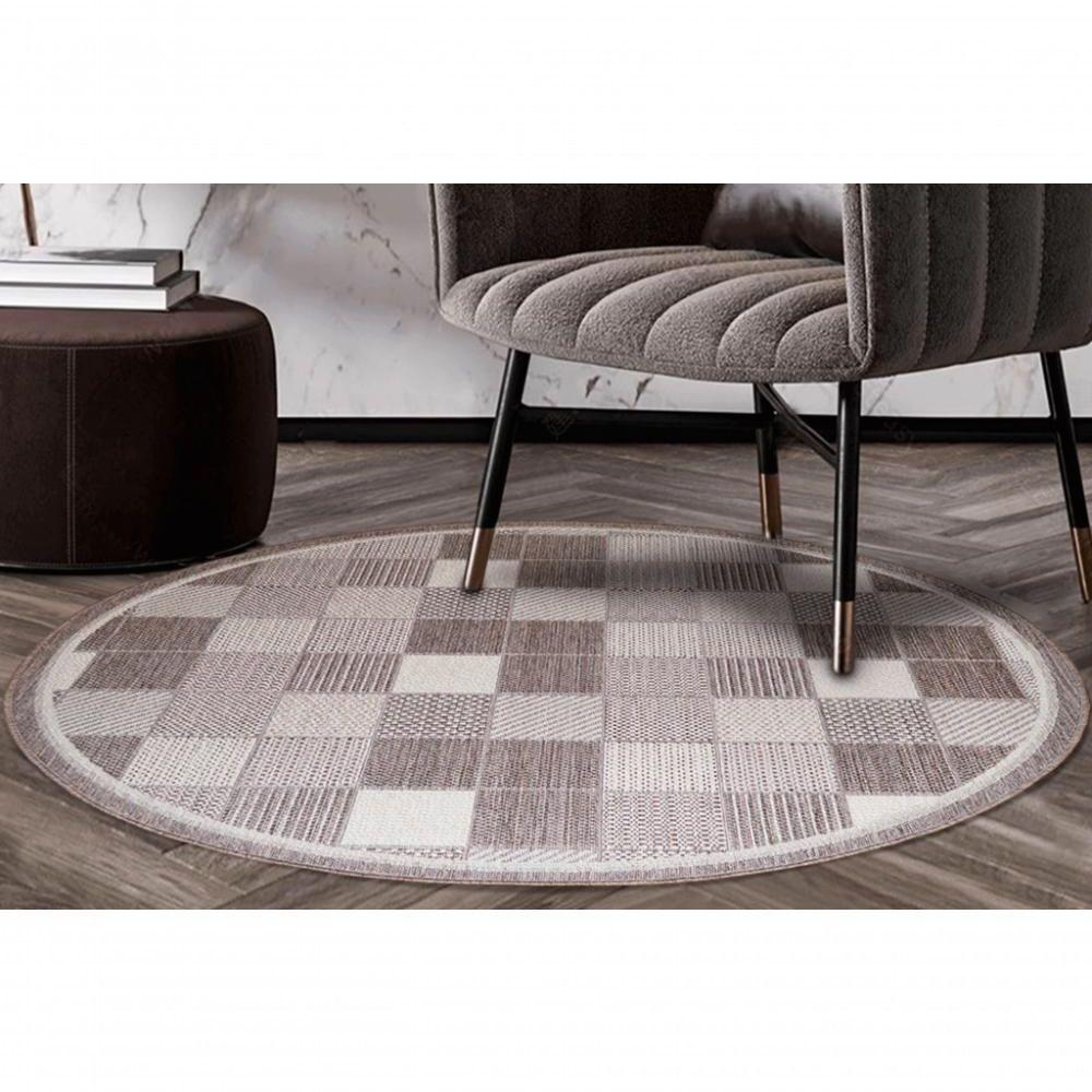 Tapete Redondo Natural Look Tabuleiro-a 200 Cm - 1
