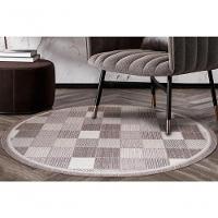 Tapete Redondo Natural Look Tabuleiro-a 200 Cm - 1