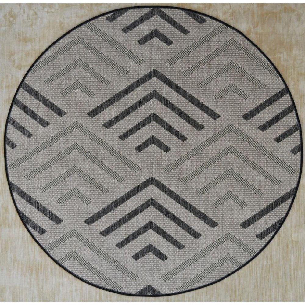 Tapete Redondo Natural Look Flecha B 200 Cm - 3