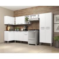 Cozinha Completa Xangai Zouk Fg3158 Com Armário E Balcão Branca - 5