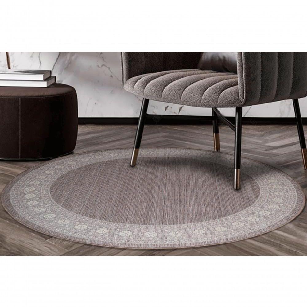 Tapete Redondo Natural Look Fiore A 200 Cm - 1