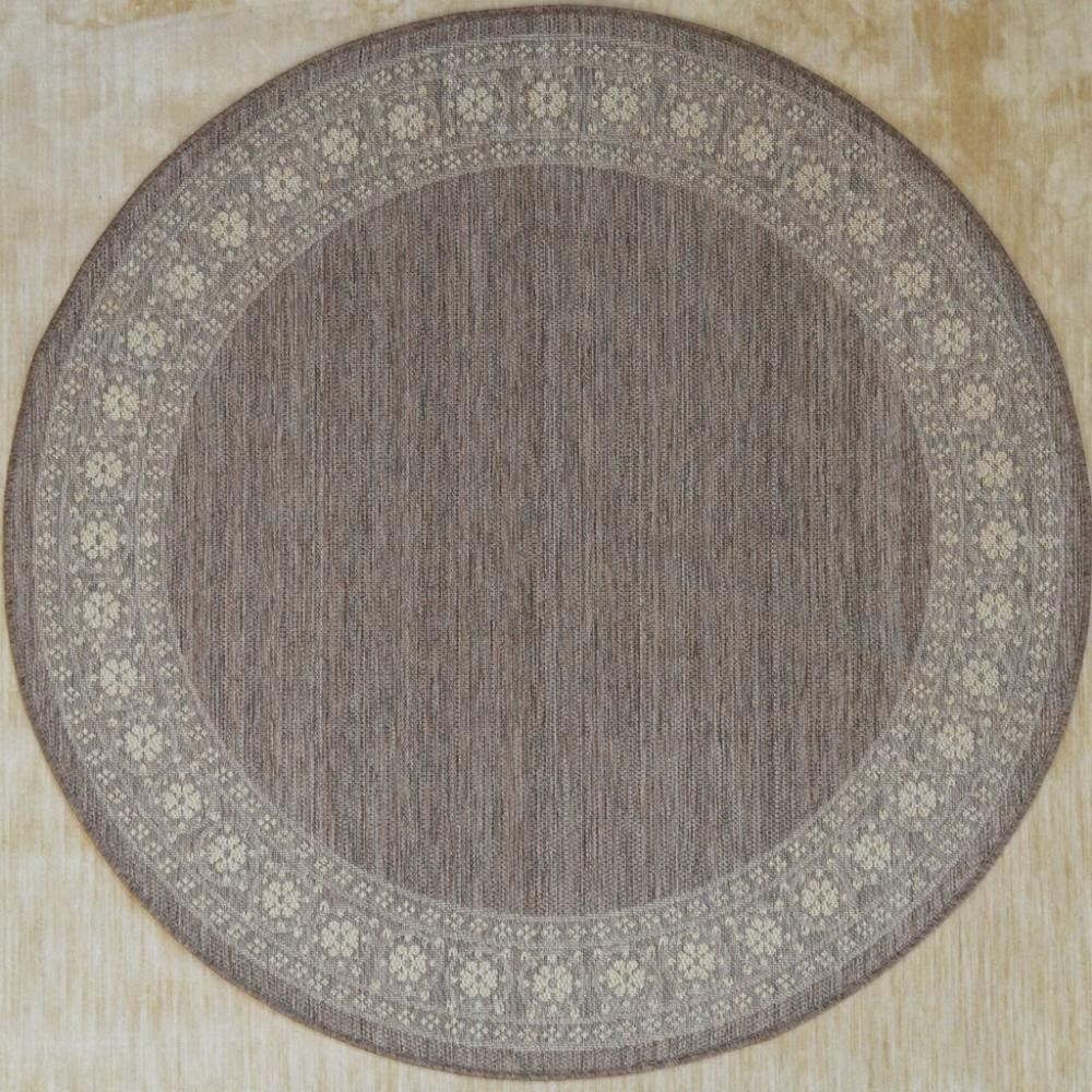 Tapete Redondo Natural Look Fiore A 200 Cm - 3