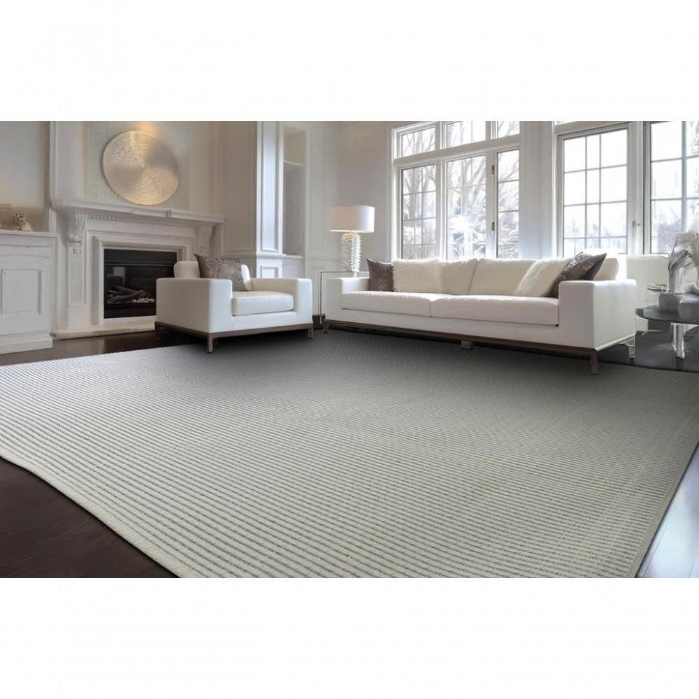 Tapete Artesanal Look Lirio-3 White - 150x200cm - 1