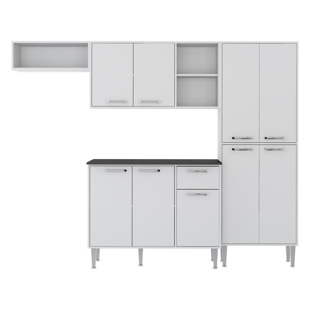 Cozinha Completa Compacta Xangai Plus Multimóveis Branco - 2