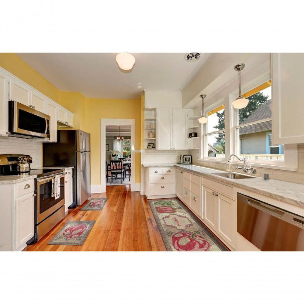 Jogo De Cozinha Sisal Look Pimentao Kit Com 3 Pecas - 1