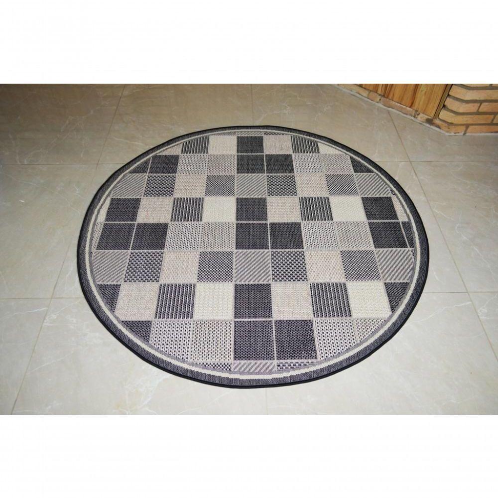 Tapete Redondo Natural Look Tabuleiro-b 200 Cm - 2