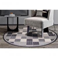 Tapete Redondo Natural Look Tabuleiro-b 200 Cm - 1