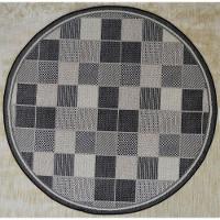 Tapete Redondo Natural Look Tabuleiro-b 200 Cm - 3