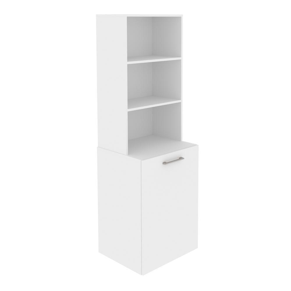 Escrivaninha Articulável Com Prateleiras Multimóveis Vcr25066 Branco Branco - 3