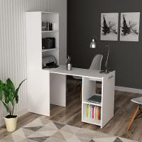 Escrivaninha Articulável Com Prateleiras Multimóveis Vcr25066 Branco Branco - 6