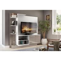 Estante Com Suporte Para Tv Até 55´´ Denver Fg3069 Branca/lacca Fumê - 5