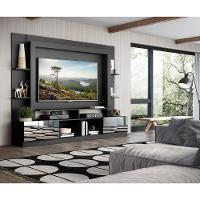 Estante Com Espelho Para Tv Até 65´´ Oslo Fg3390 Preta - 8