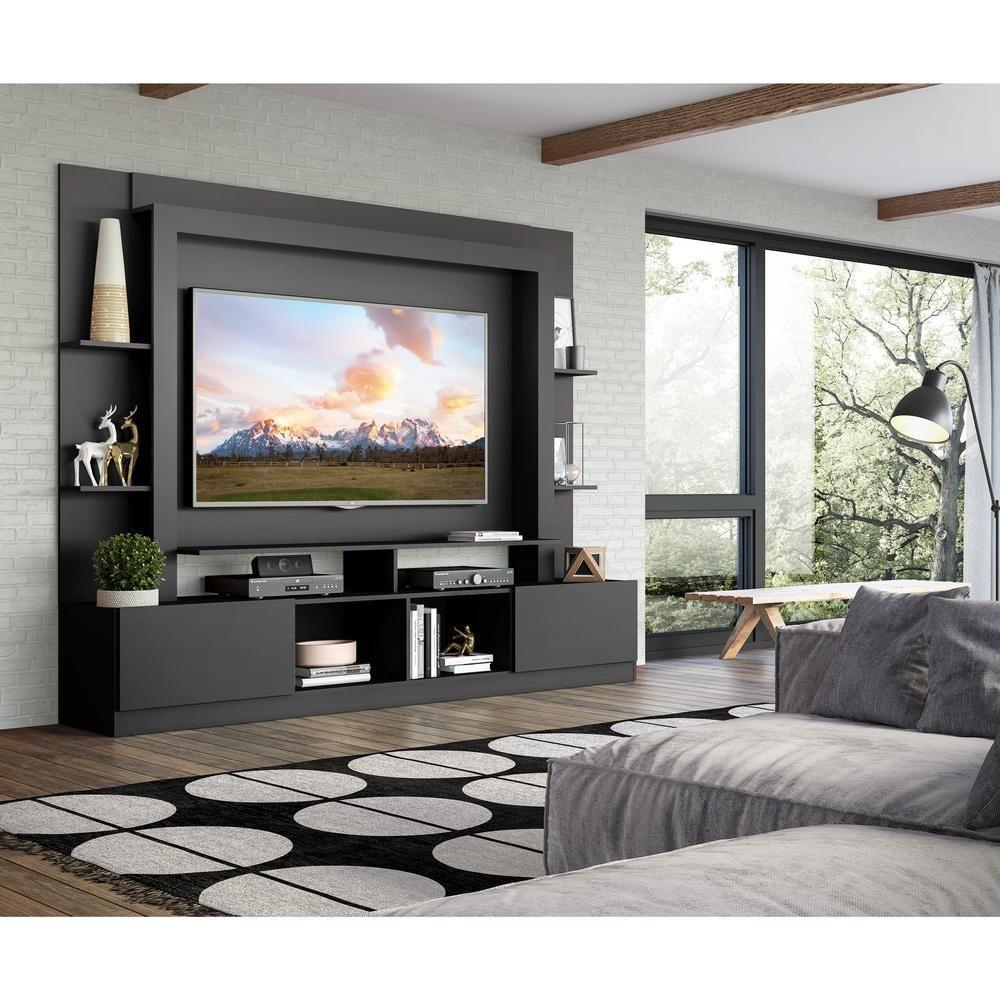 Estante Com Suporte Para Tv Até 65´´ Moscou Fg2747 Preta - 2