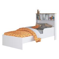 Cama Infantil Com Nichos Para Colchão 188x88cm Multimóveis Cr40069 Branca Branco - 1