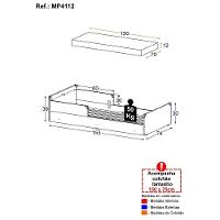 Cama Infantil Com Colchão Incluso Mp4112 Nina Multimóveis Branca Branco - 5