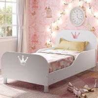 Cama Infantil Com Colchão Incluso 70 X 150 Cm 100% Mdf Realeza Multimóveis Branca - 2