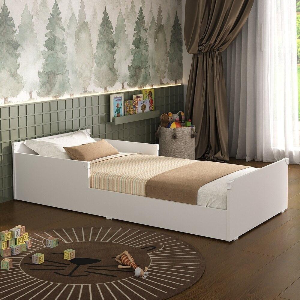 Cama Infantil Para Colchão 70 X 150cm Mp4111 Nina Multimóveis Branca Branco - 5